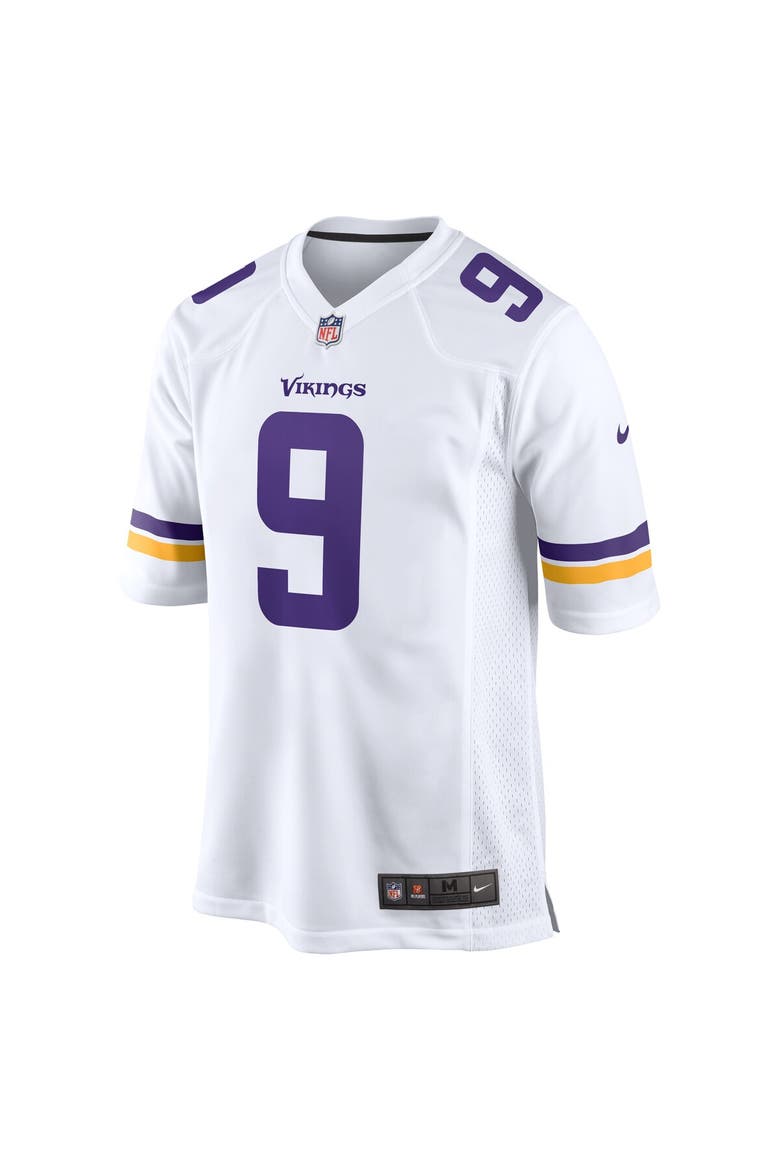 Men's Nike J.J. McCarthy  White Minnesota Vikings Game Jersey, Alternate, color, White