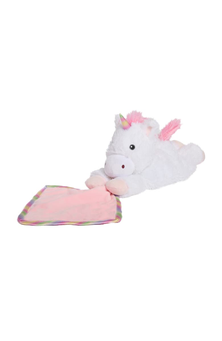 Warmies Unicorn Blanket Plush Toy, Main, color, Light Pastel Pink
