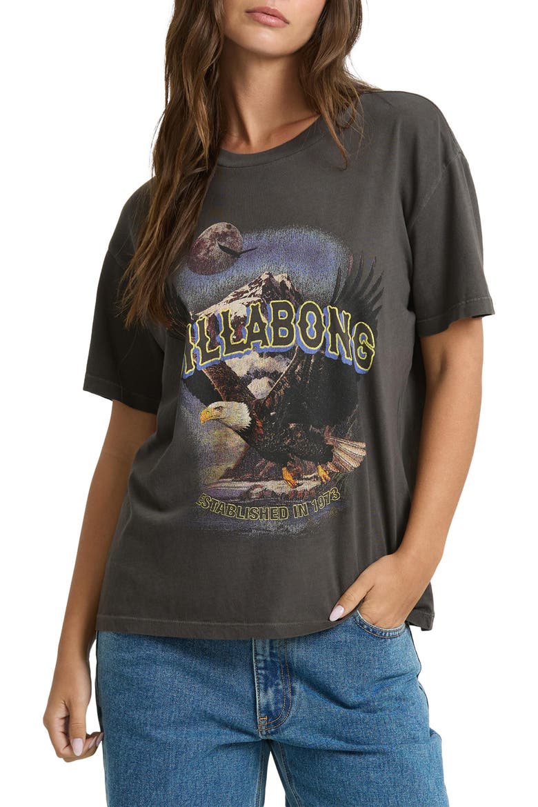 Great Outdoors Graphic T-Shirt, Main, color, OFF BLACK