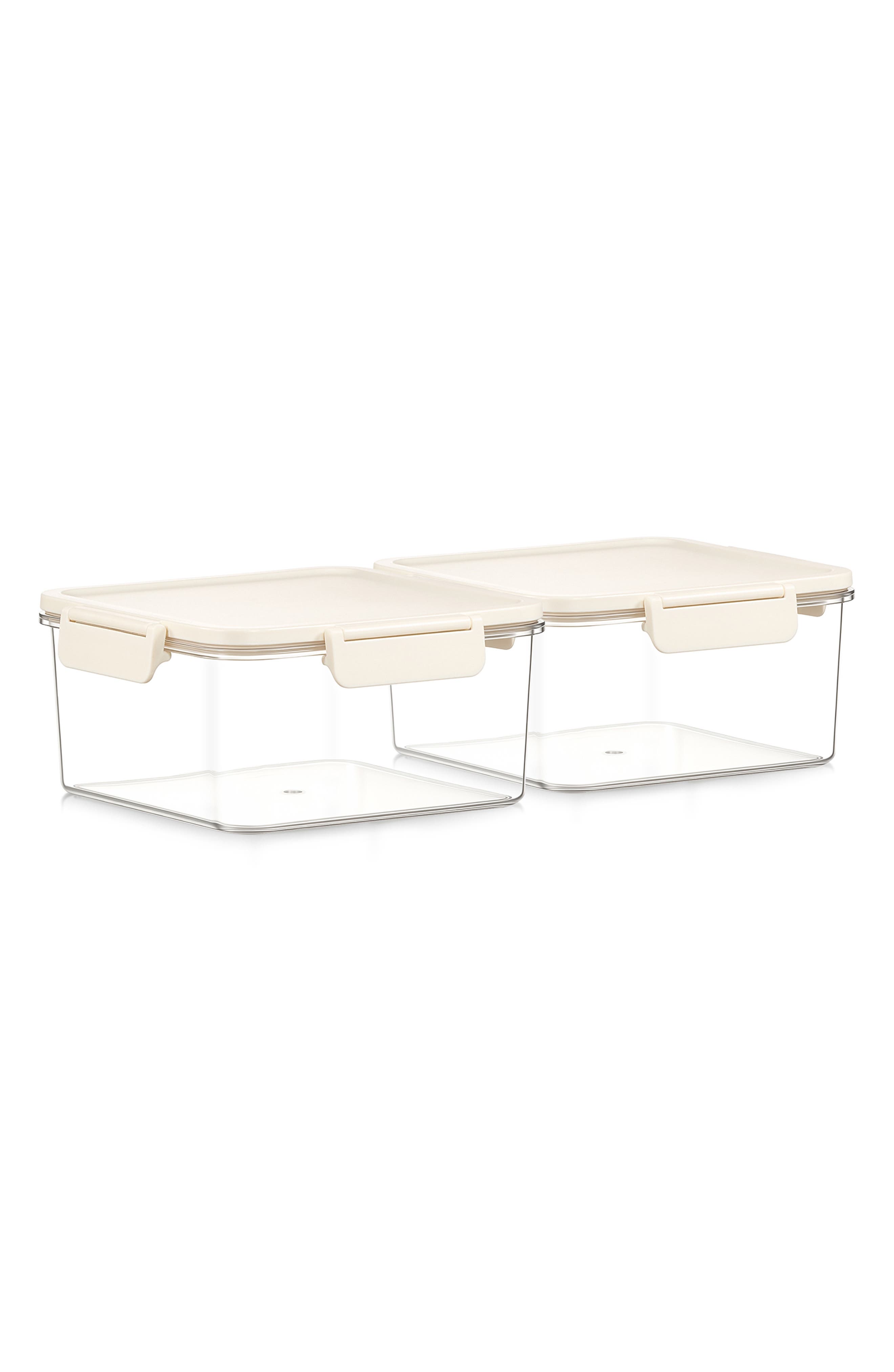 Set of 2 Airtight Food Storage Containers