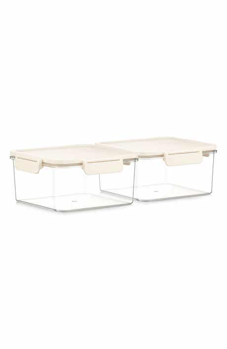 Set of 2 Airtight Food Storage Containers
