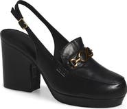 Chocolat Blu Indee Leather Slingback Pump