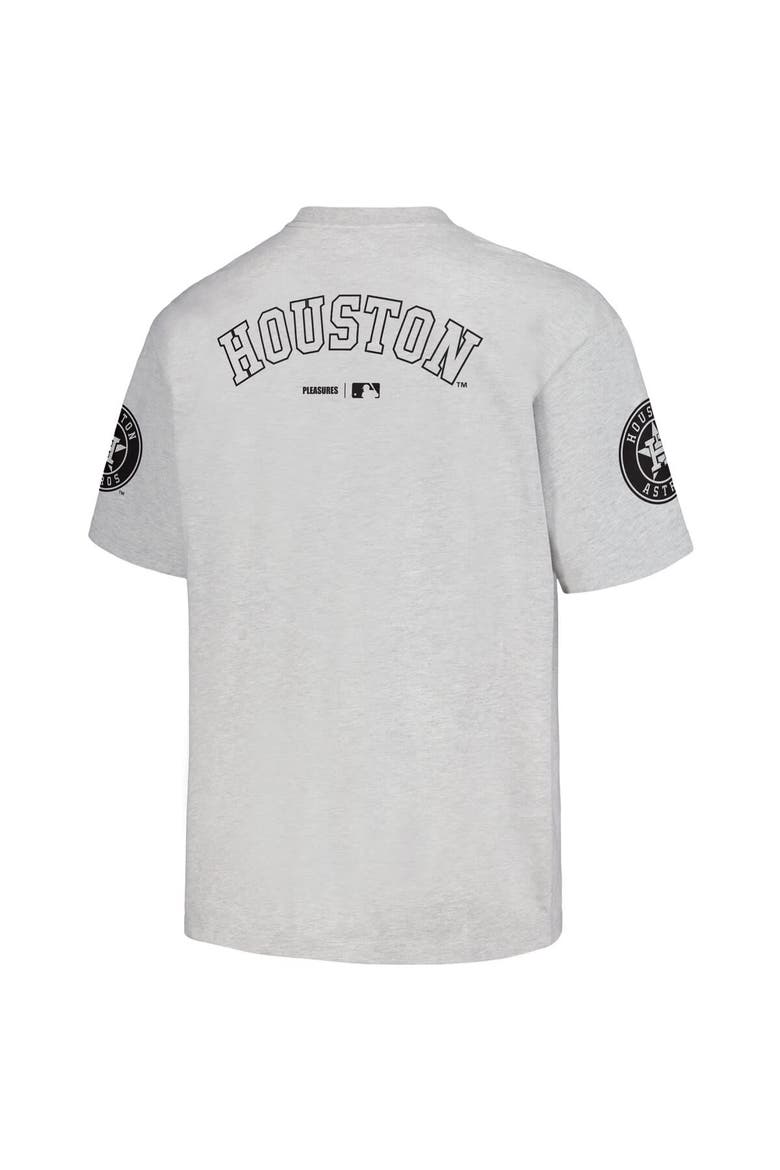 Men's PLEASURES  Gray Houston Astros Team T-Shirt, Alternate, color, Gray