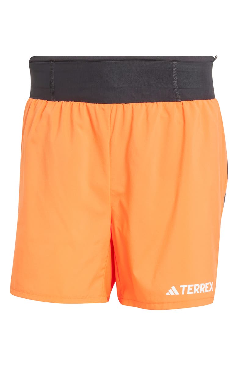 adidas Terrex Trail Shorts, Alternate, color, Semi Impact Orange