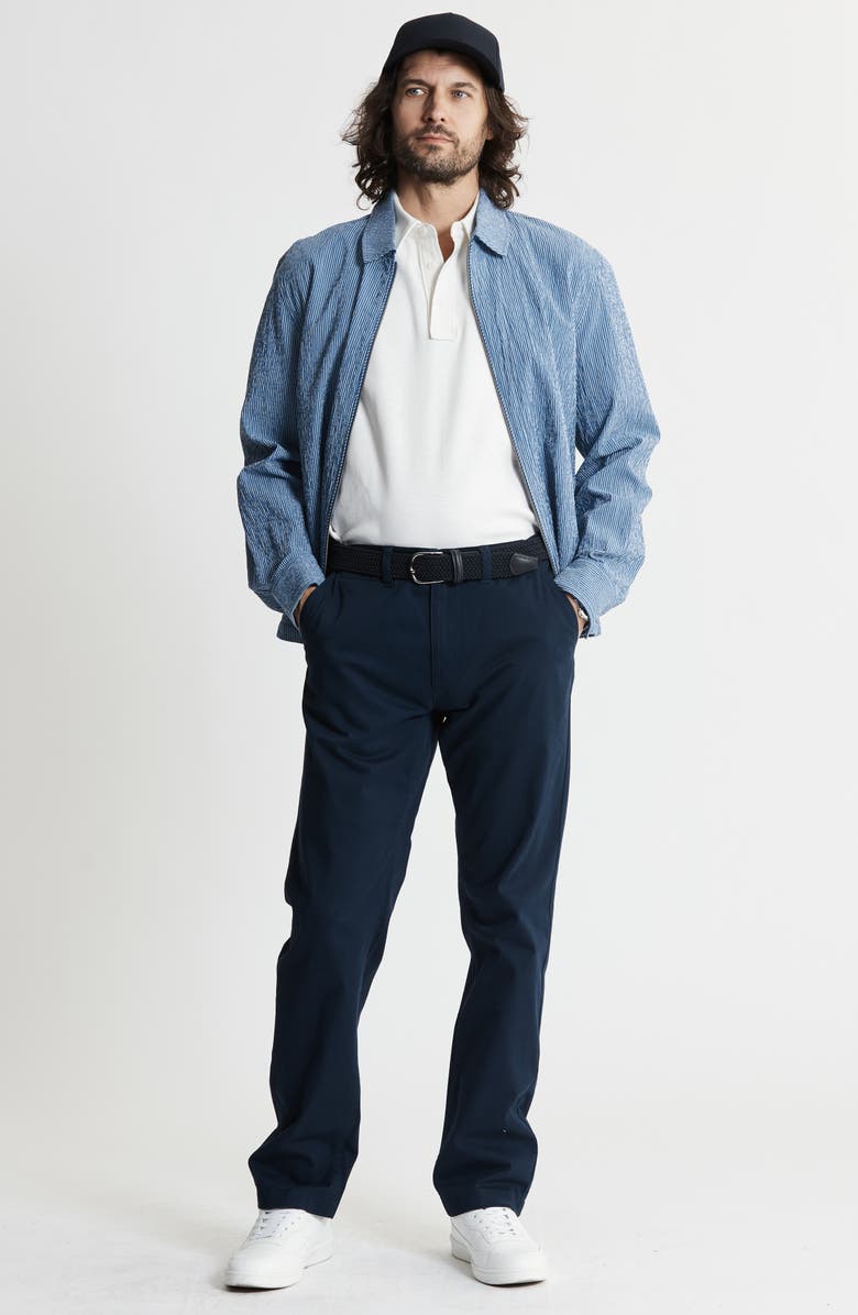 JACHS Charles Cotton & Tencel<sup>®</sup> Lyocell Blend Seersucker Zip Jacket, Alternate, color,