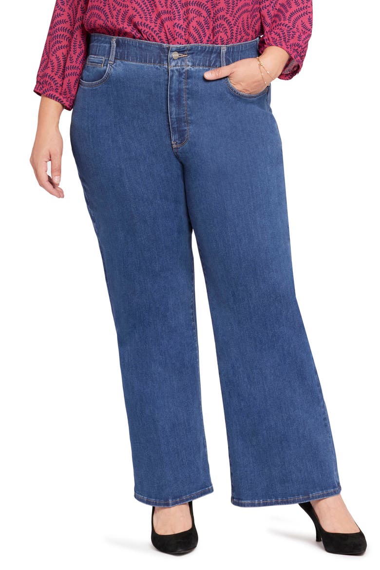 Waist Match Major Wide Leg Jeans, Main, color, WATERFALL