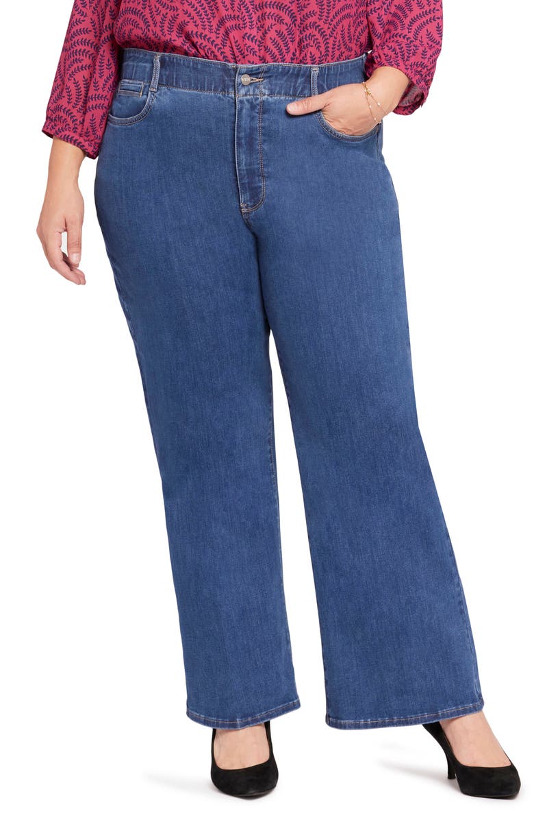 NYDJ Waist Match Major Wide Leg Jeans, Main, color, Waterfall