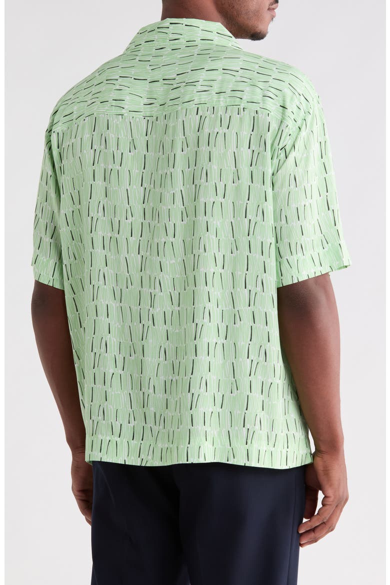 Espino Slim Fit Camp Shirt, Alternate, color, OPEN GREEN