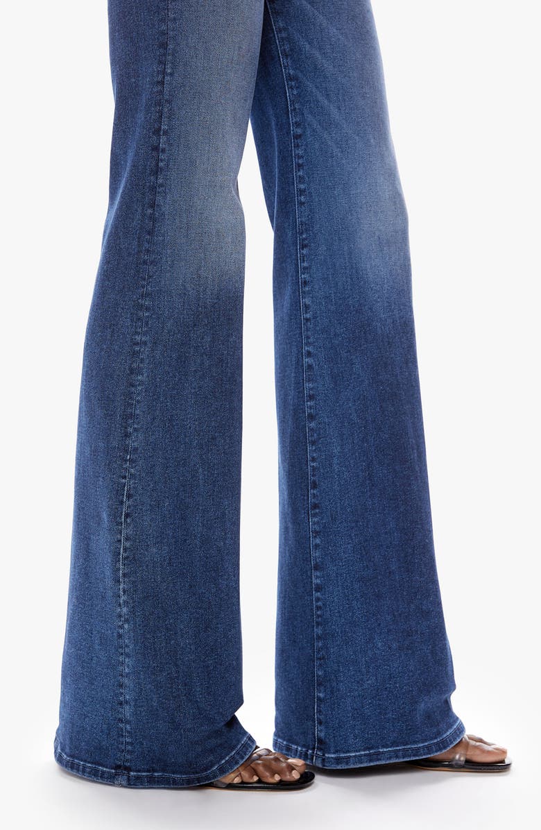 MOTHER The Hustler Roller Heel High Waist Wide Leg Jeans, Alternate, color,