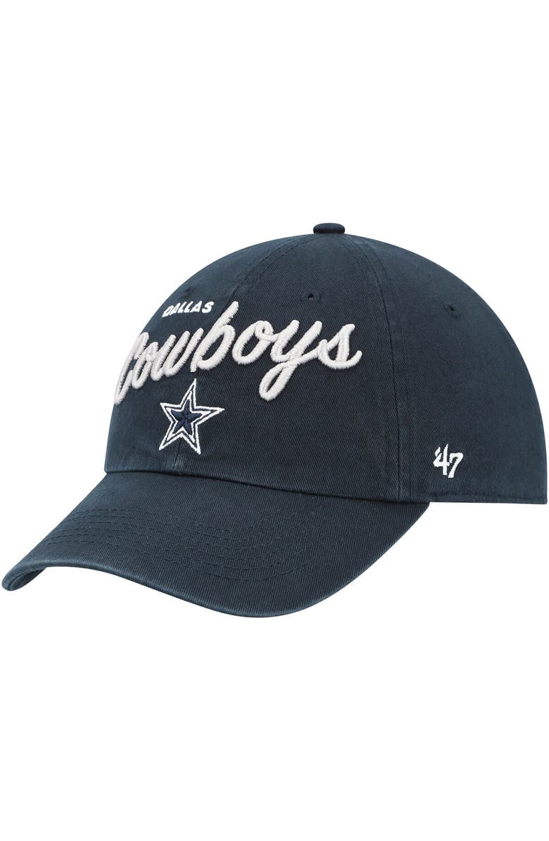 '47 Women's '47 Navy Dallas Cowboys Phoebe Clean Up Adjustable Hat, Alternate, color, 