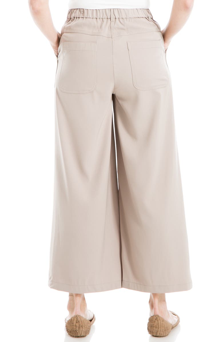 MAX STUDIO Crop Wide Leg Pants, Alternate, color, Cobbstne