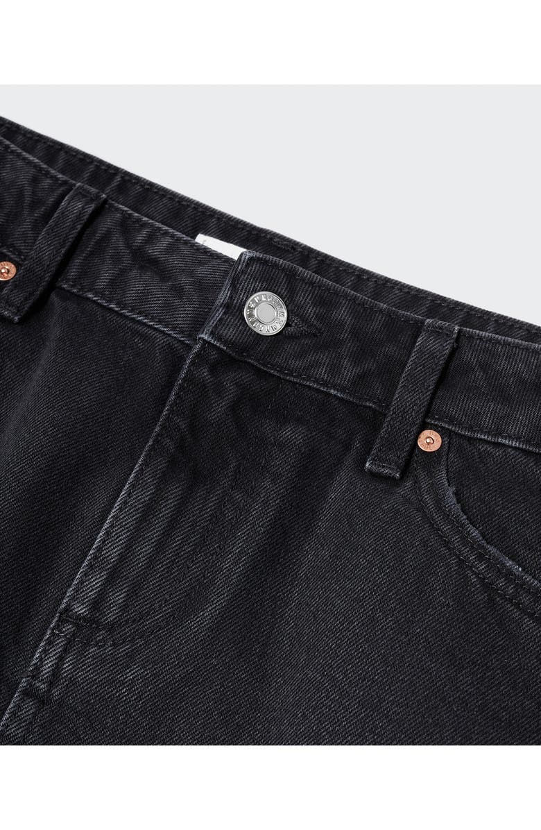 MANGO Denim Miniskirt, Alternate, color,