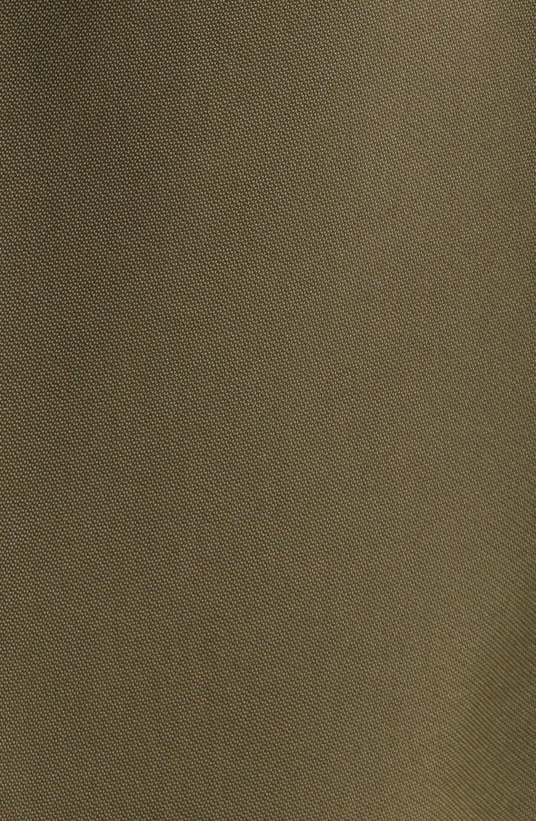 Tahari ASL Brushed Woven One-Button Blazer, Alternate, color, Olive