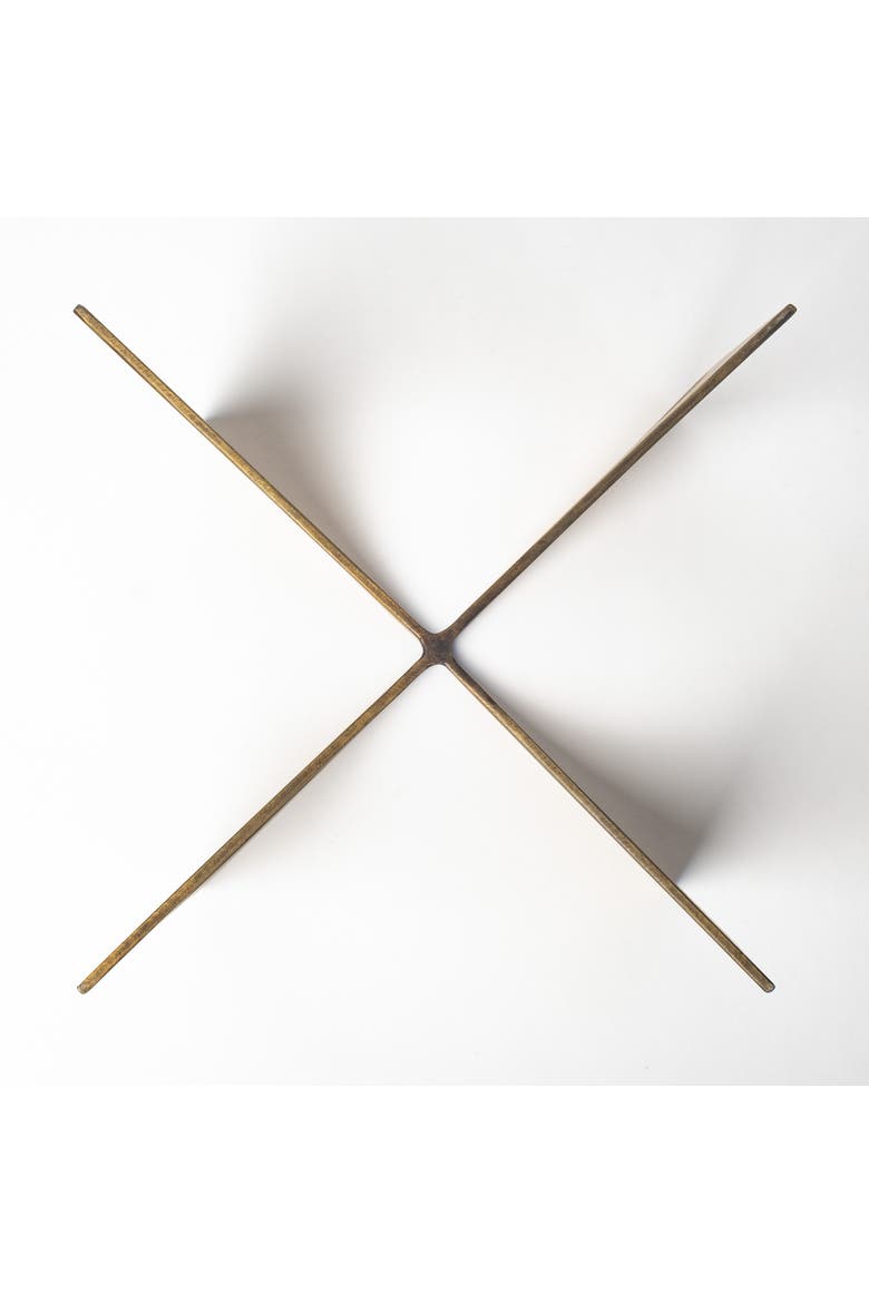 Lima Geometric Decorative Object, Alternate, color, Metallic Gold