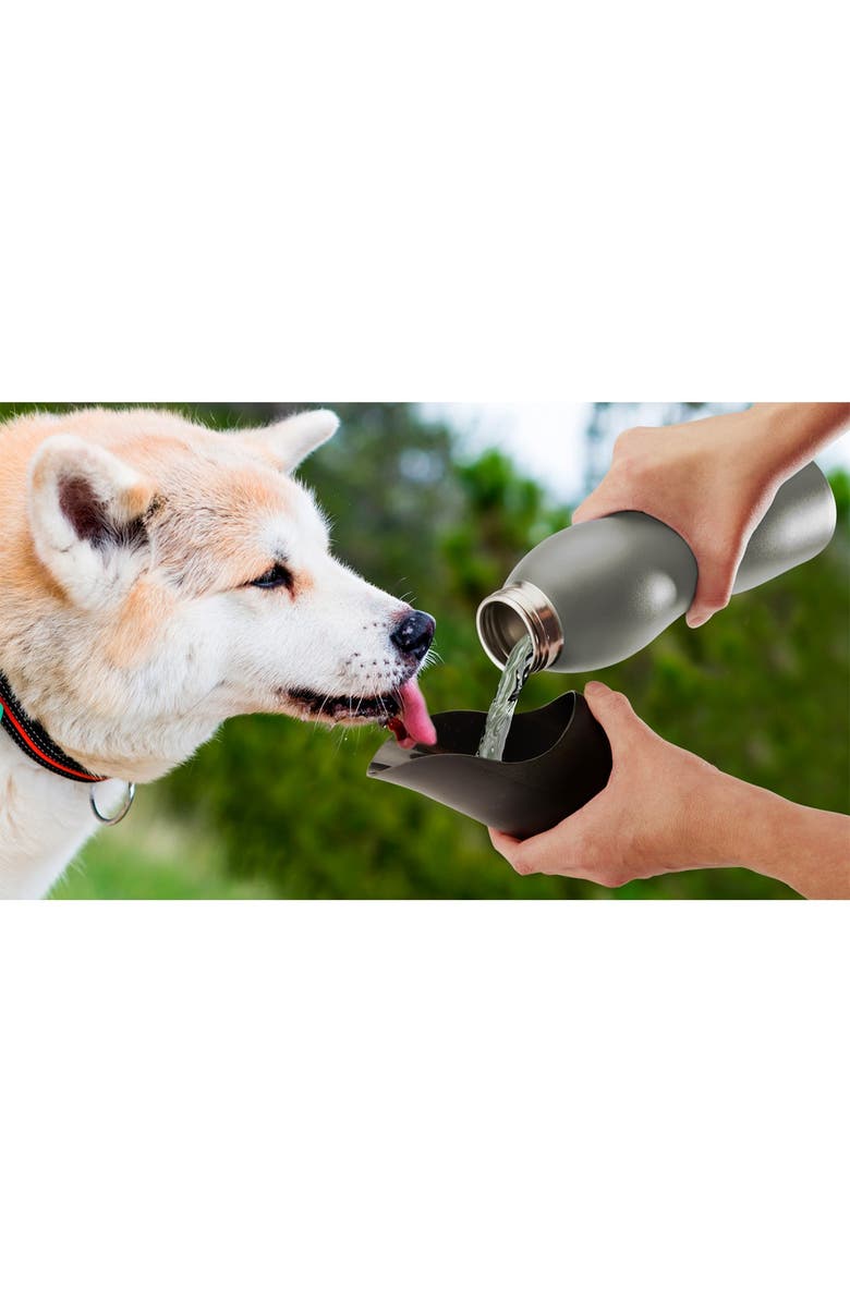 MOBILE DOG GEAR 25oz. Water Bottle - Gray, Alternate, color,