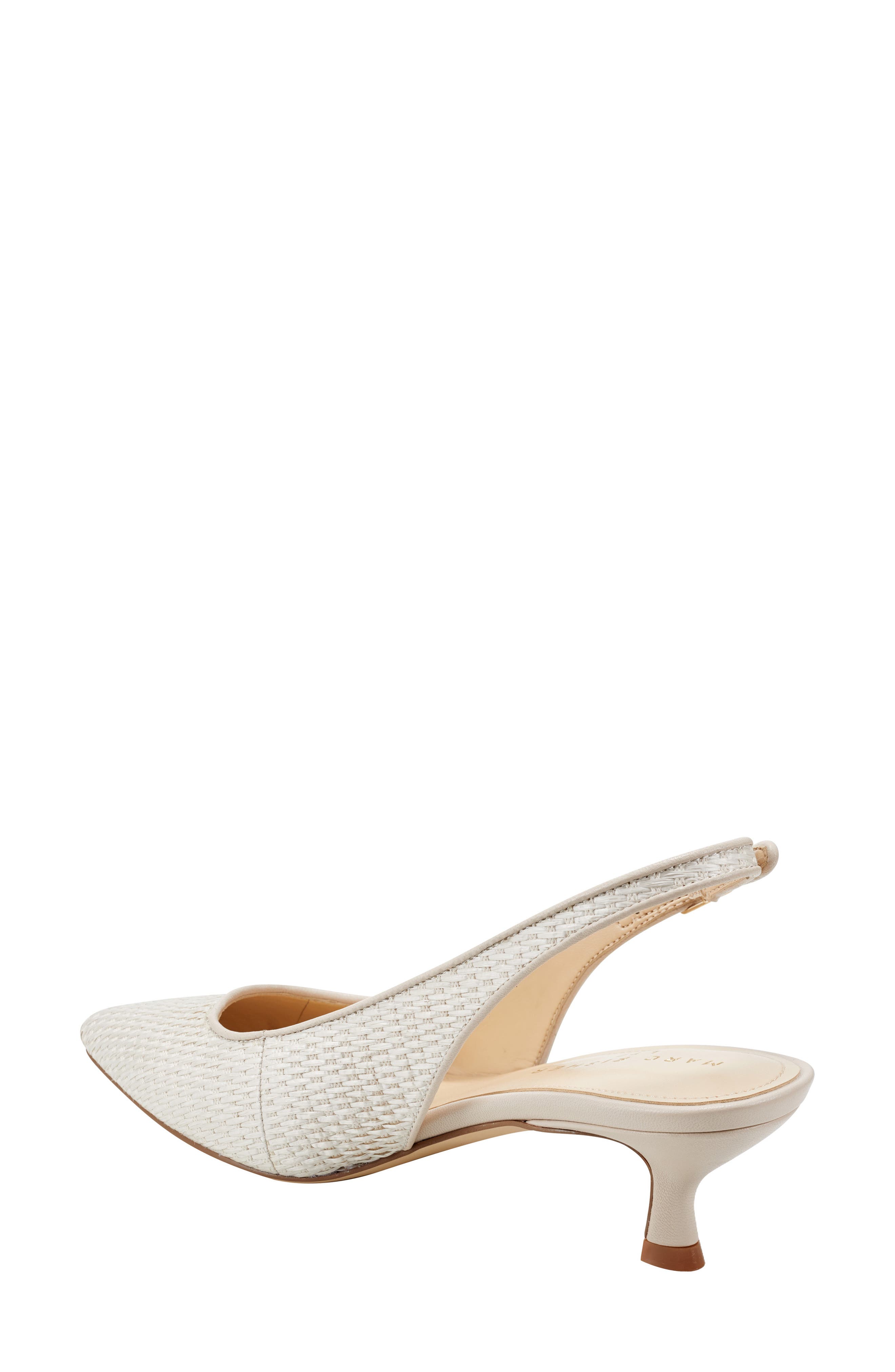 Marc Fisher LTD Larysa Kitten Heel Slingback Pump, Alternate, color, 