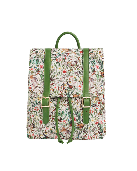 Garden Floral Buckle Backpack