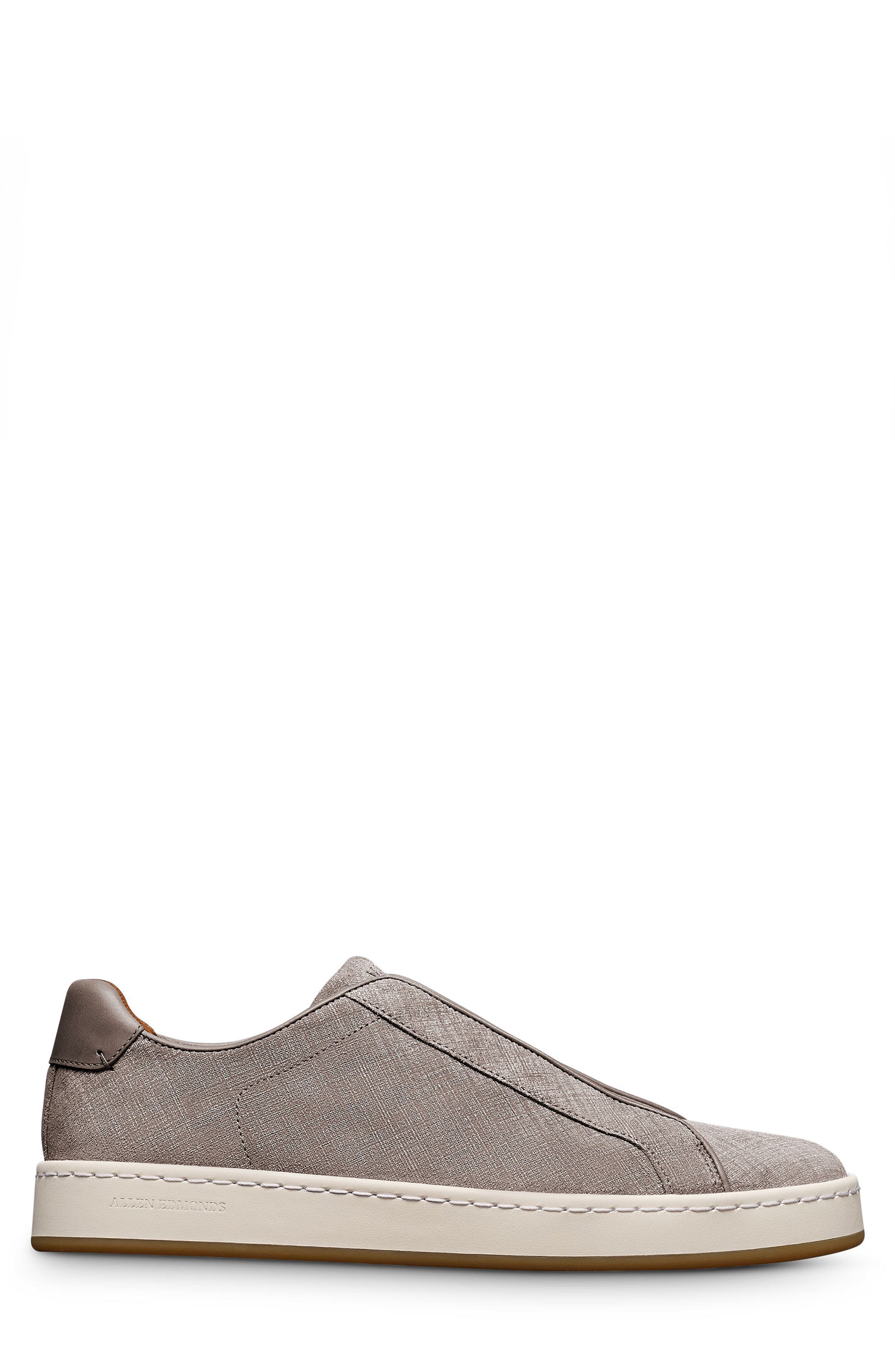 Allen Edmonds Banks Laceless Saffiano Leather Slip-On Sneaker, Alternate, color, 