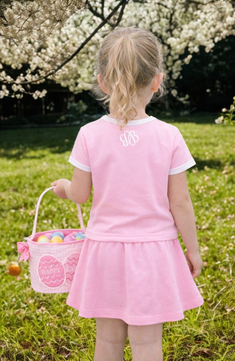 Bits & Bows Cottontail Bunny T-Shirt, Alternate, color, Pink