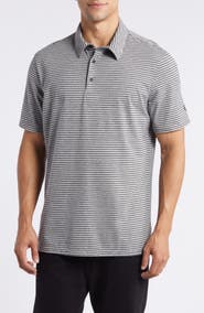 AG Bryce Stripe Cotton Polo
