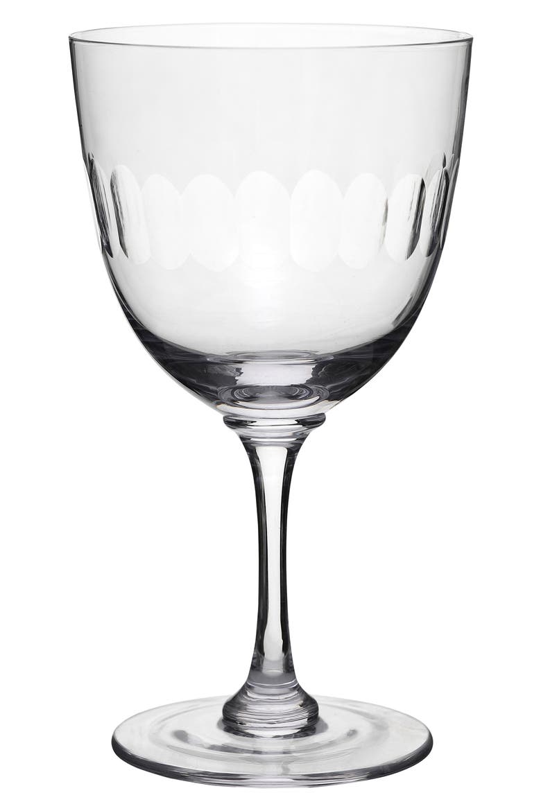 Set of 2 Crystal Wine Glasses, Alternate, color, LENS