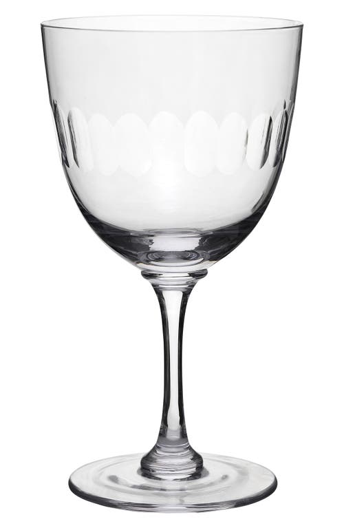 The Vintage List Set Of 2 Crystal Wine Glasses In Transparent