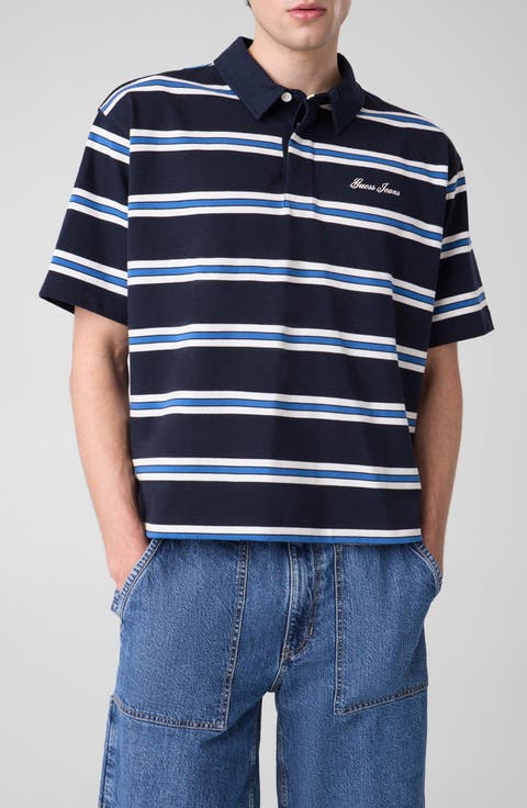 Boxy Striped Polo