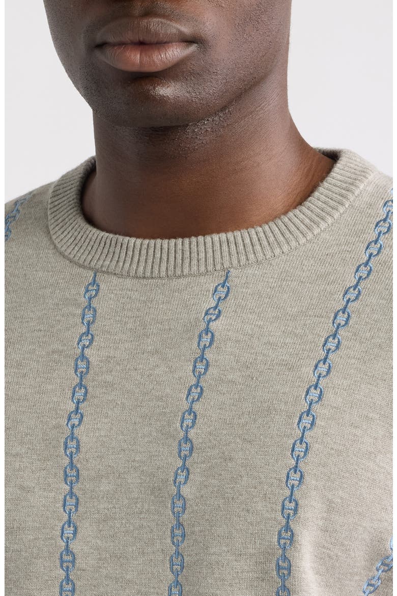 Rode Stripe Sweater, Alternate, color, GRAY