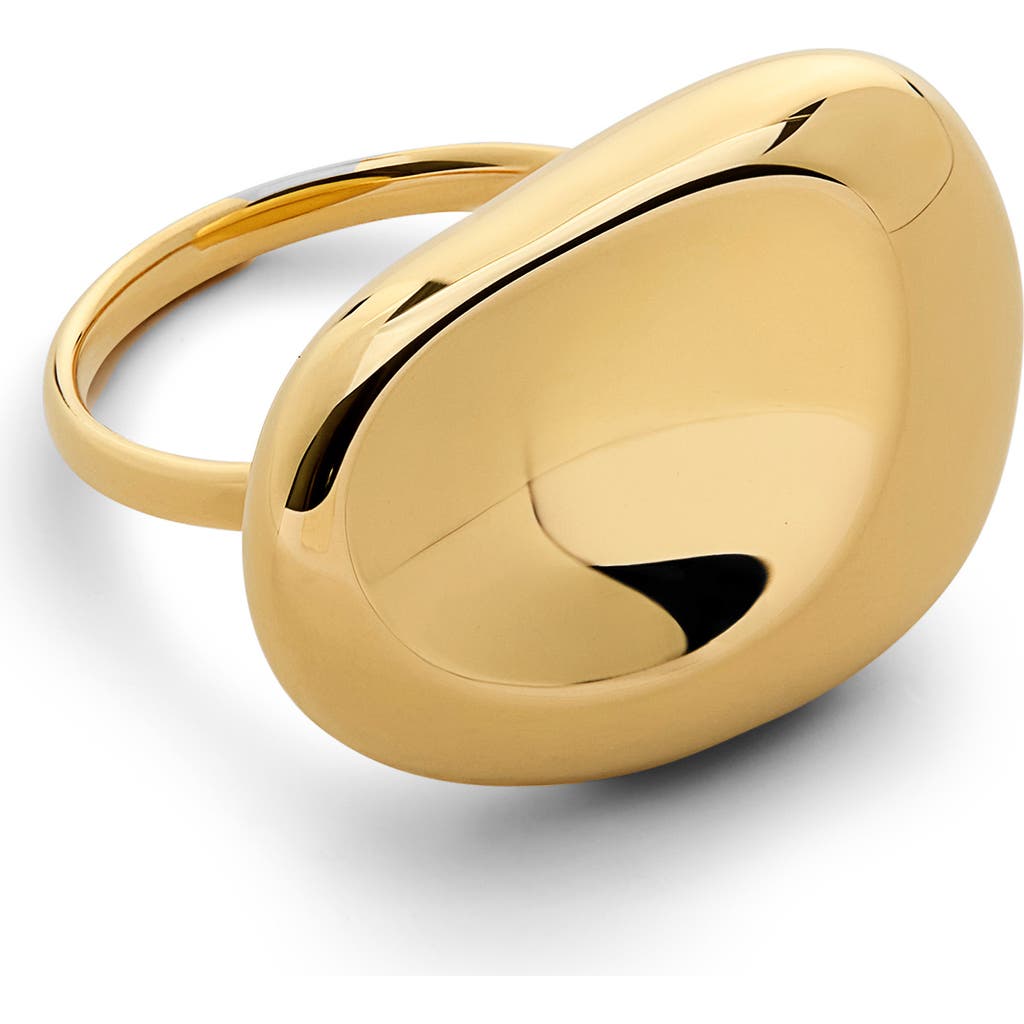 Monica Vinader Aria Stacking Ring in 18K Gold Vermeil at Nordstrom, Size 7