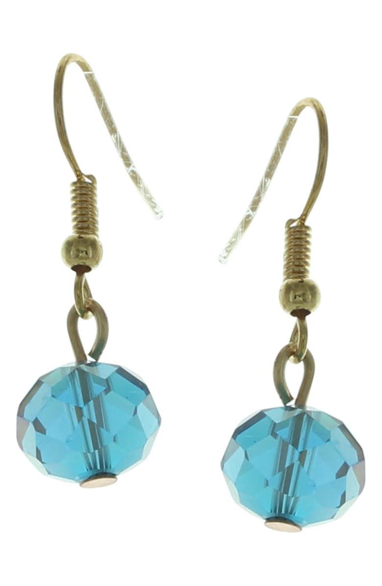 OLIVIA WELLES Into the Blue Crystal Drop Earrings, Main, color, 