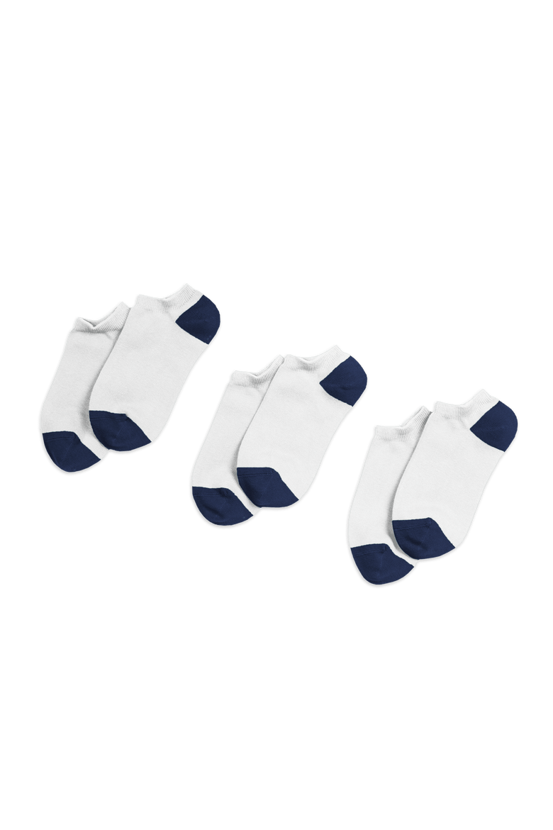 Kids Ankle Sock 3-Pack, Main, color, White