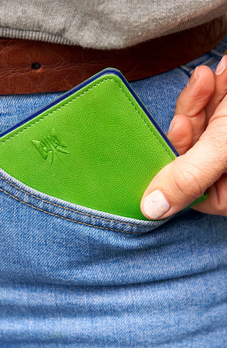 Tusk Siam Evening Wallet, Alternate, color, Grass / Indigo