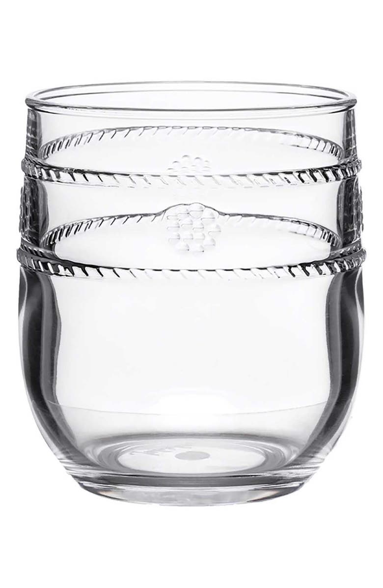 Juliska Isabella Set of 4 Acrylic Small Tumblers, Alternate, color, Clear