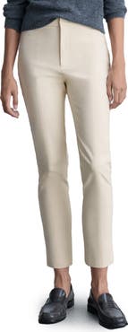 MANGO Straight Leg Ankle Pants