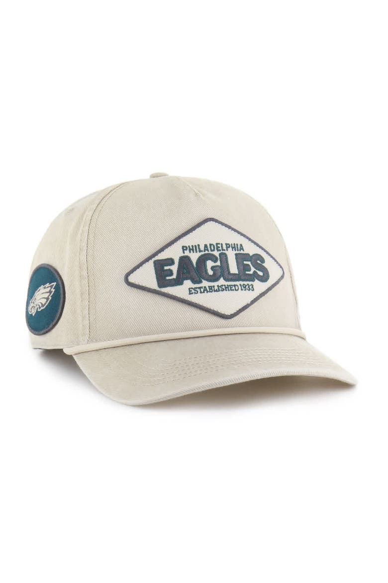 Men's '47 Khaki Philadelphia Eagles Cairn Hitch Adjustable Hat, Main, color, Khaki