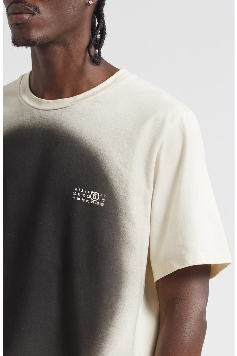 Spray Dot Motif Logo Graphic T-Shirt, Alternate, color, CREAM