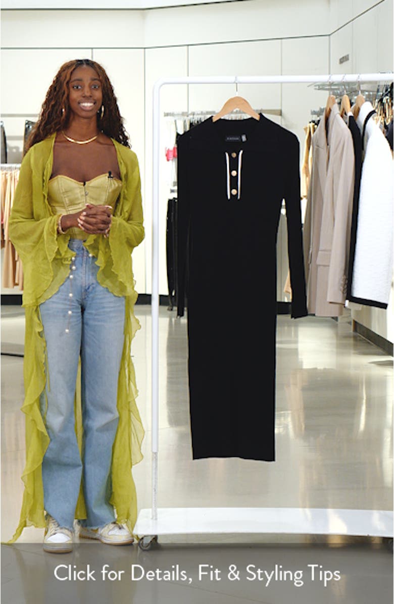 Zadie Long Sleeve Body-Con Dress, sales video thumbnail