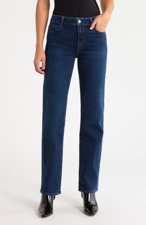 Mason Mid Rise Straight Leg Jeans