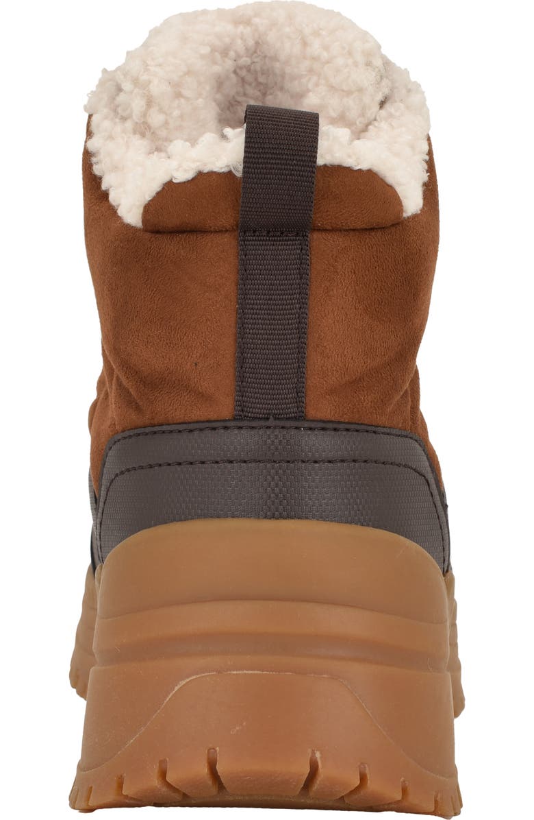Calvin Klein Noanne Quilted Winter Boot, Alternate, color, Medium Brown