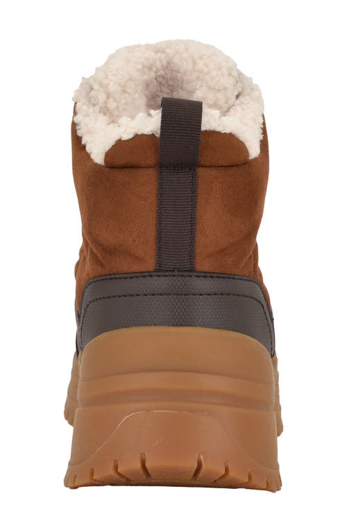 Calvin Klein Noanne Quilted Winter Boot In Brown