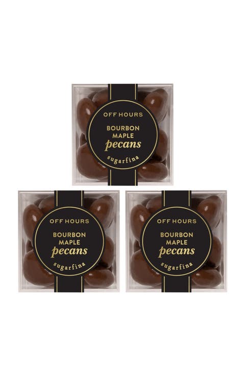 Off Hours Set of 3 Bourbon Maple Pecan Candy Cubes