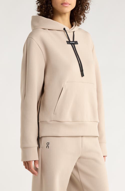On Focus Tech Hoodie In Neutral