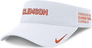 Nike Men's Nike White Clemson Tigers 2025 On-Field Gameday Performance Ace Adjustable Visor