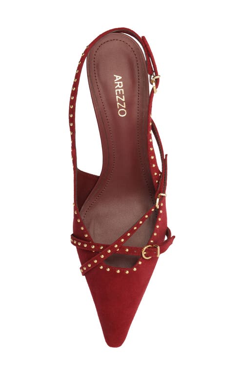 Arezzo Tiana Slingback Pump In Red