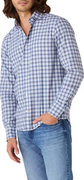 Robert Talbott Reynolds Ultra Light Weight Brushed Ombre Plaid Shirt