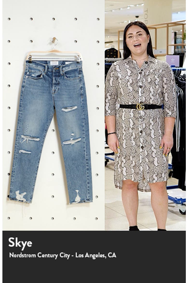 Le Original Ripped High Waist Ankle Boyfriend Jeans video