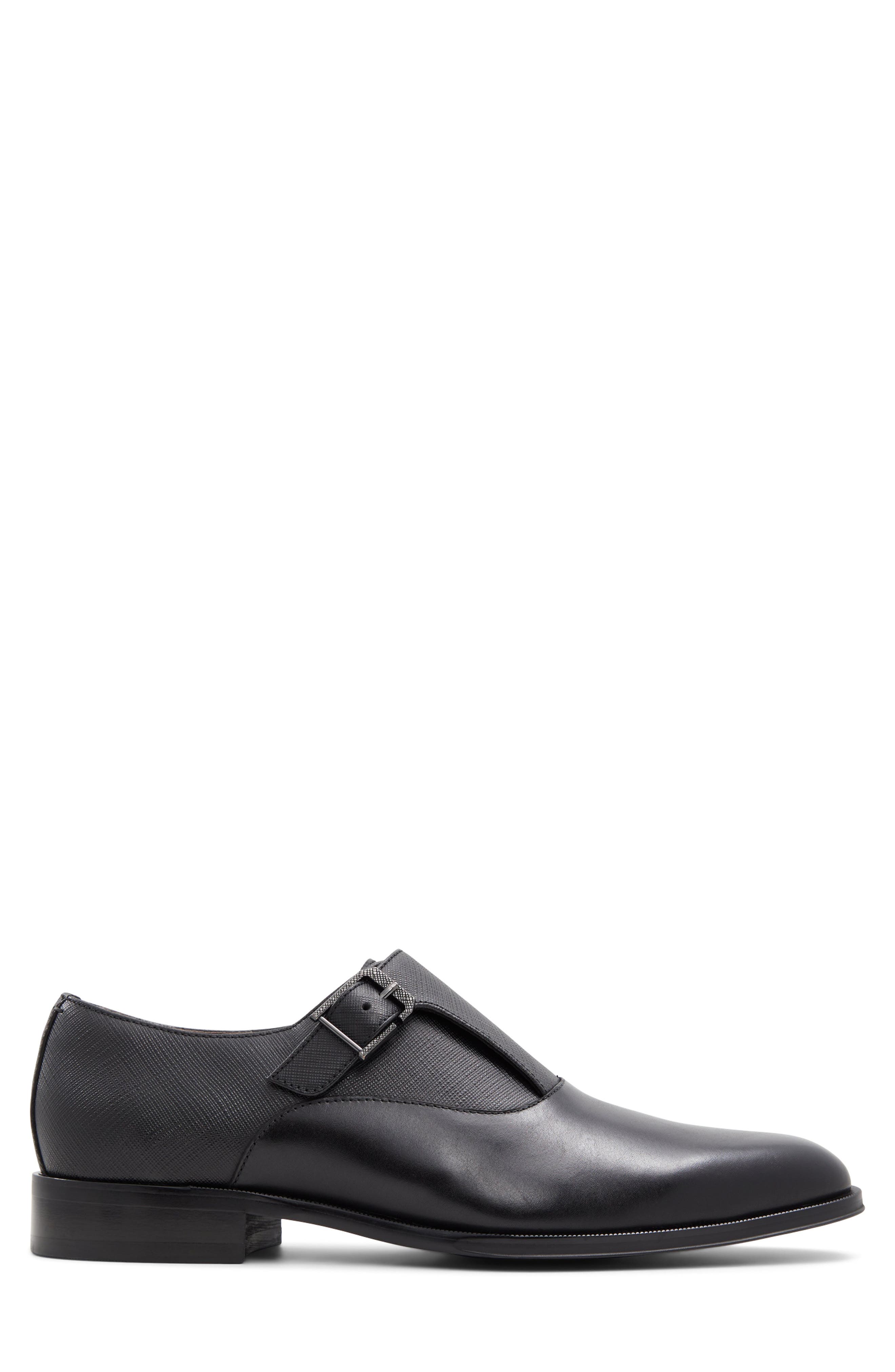 ALDO Dashing Monk Strap Shoe, Alternate, color, Other Black