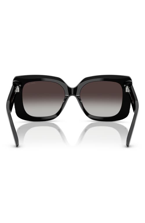 Jimmy Choo 54mm Butterfly Sunglasses In Black