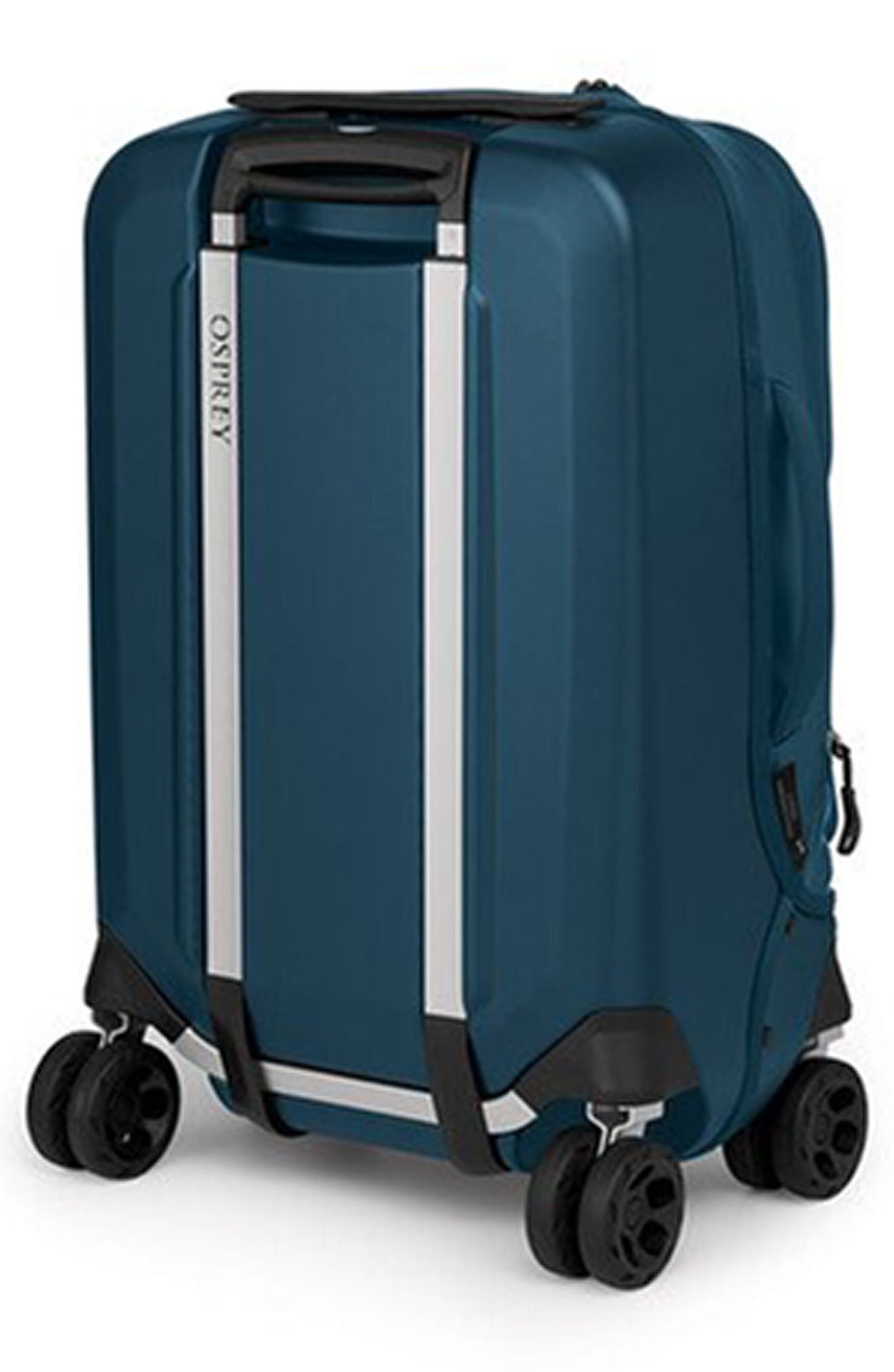 Osprey Transporter 22-Inch Four-Wheel Hybrid Carry-On, Alternate, color, Venturi Blue