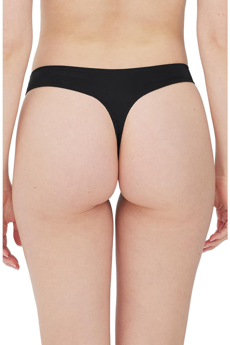 Minx Lace Thong, Alternate, color, Black